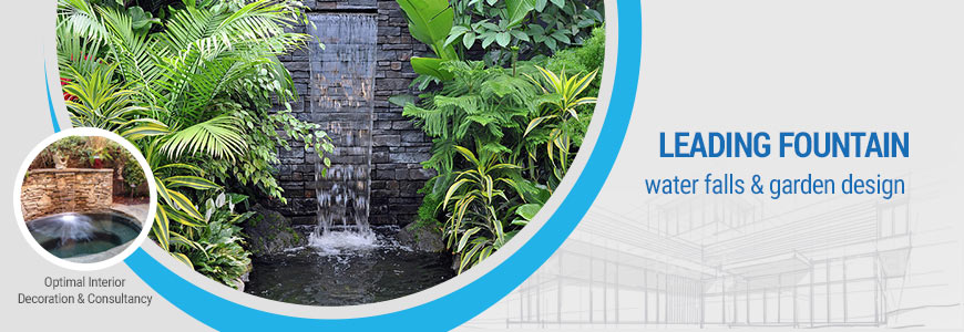 Fountain, rooftop gardening & water fall design company in Dhaka