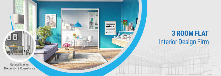 Optimal 3 Room Flat Interior design
3 room flat interior design firm in Bangladesh