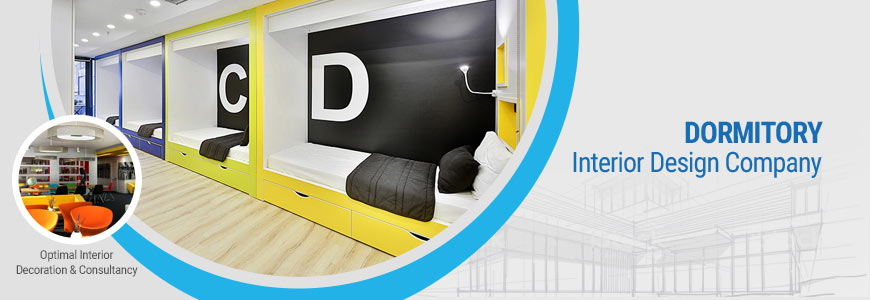 Optimal Dormitory Interior Design Dormitory interior design company in Bangladesh