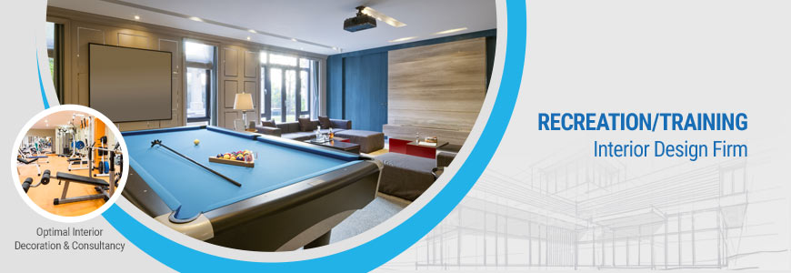 Optimal Recreation & Training Interior Design Recreation & Training space interior design firm in Bangladesh